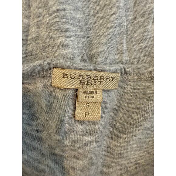 Burberry Brit Logo Pocket Short Sleeve T Shirt Gray S - Picture 4 of 8